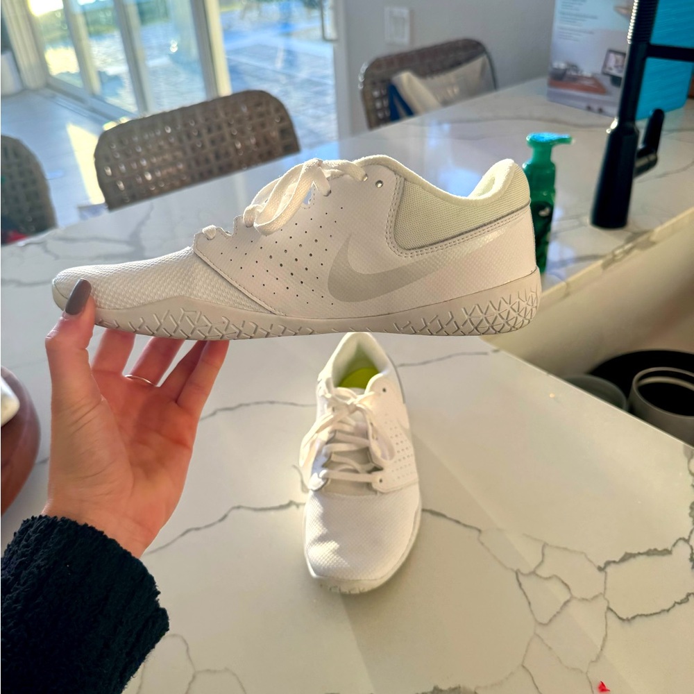 Nike cheer shoes! Only worn since did not make the cheer team! Orig. price $80